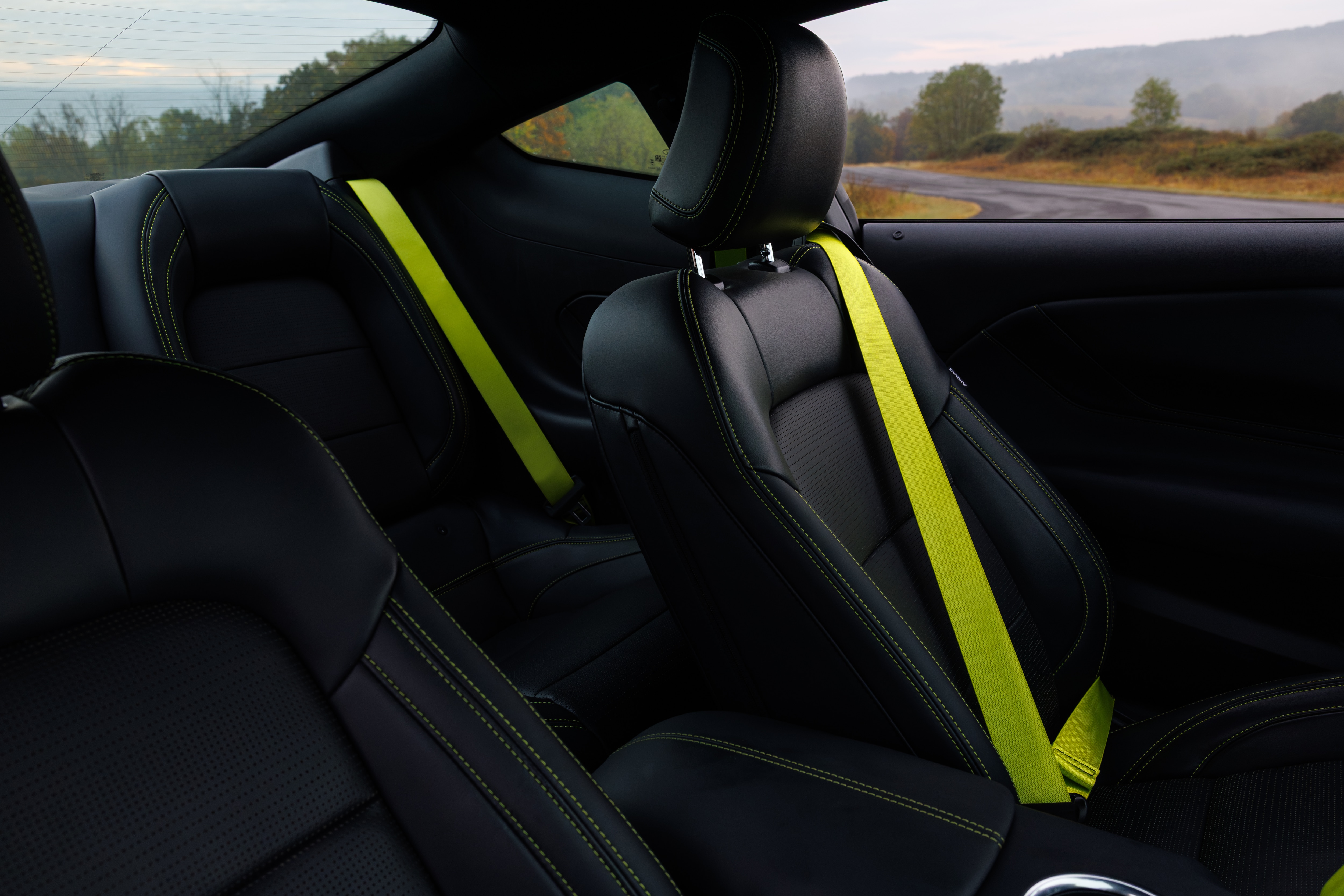 Optional RTR package available on 2026 Ford Mustang EcoBoost fastback.Preproduction model shown. Available late spring 2026.